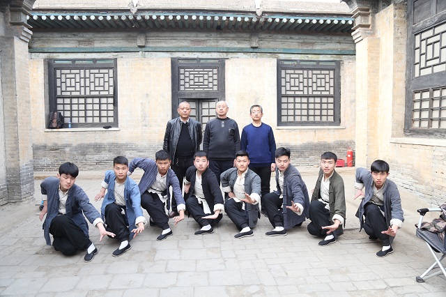 我校武术队参加《形意英雄》开机仪式暨电影拍摄