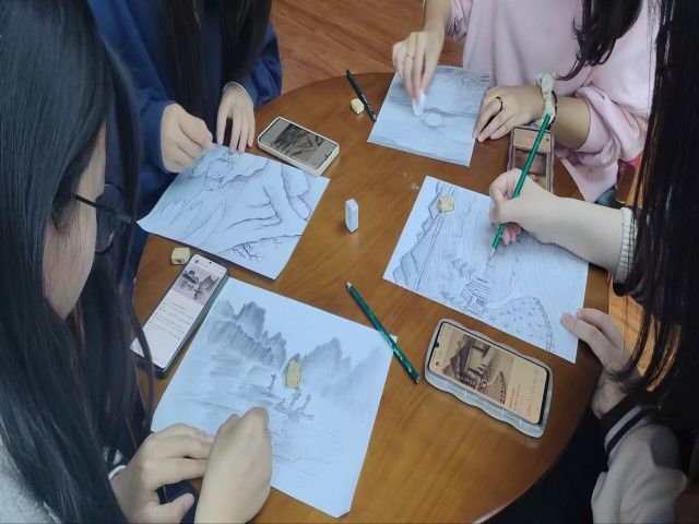 神笔马良 家乡山水——食品与环境学院笔舞青春第10期活动