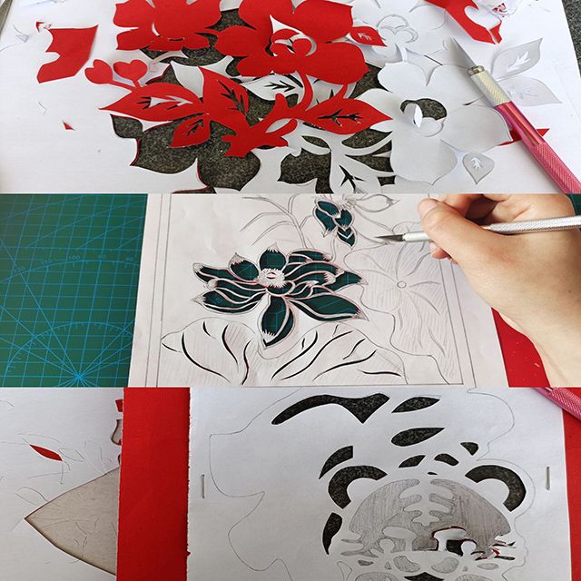 【完满班级】非遗艺术 薪火相传——艺术传媒学院视觉1903班“镂金剪彩 百年传承”线上活动