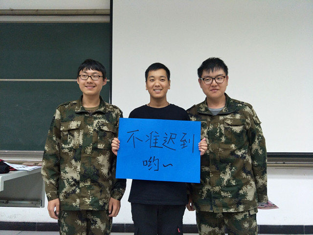 学长计划第552期:军训进行时 带给你不一样的温暖