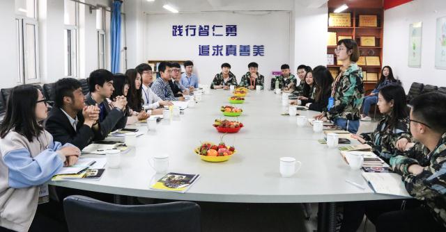 山西大学学生社团联合会前来我院交流