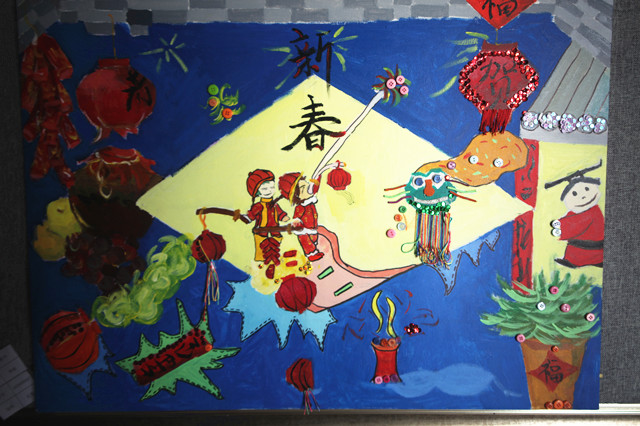 【完满班级】艺术传媒系2016级视觉专业举办“辞旧迎新”年画大比拼