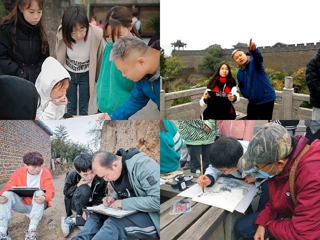 艺术传媒学院2020级视觉传达设计、数字媒体艺术、动画专业写生实践教学活动圆满成功