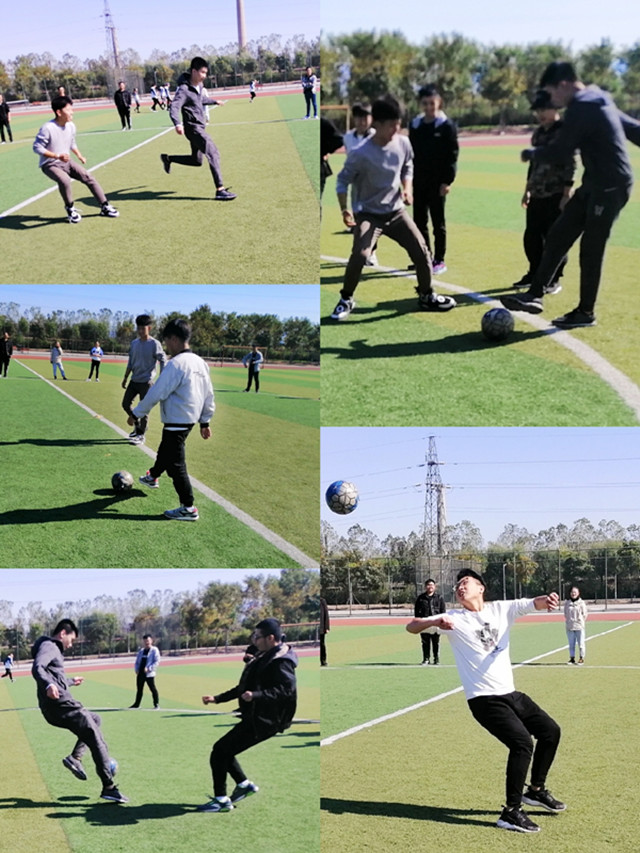 【完满班级】青春风采 趣味足球赛——物联1801班完满班级活动