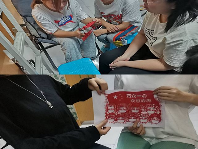 【完满班级】手尖巧忆辉红故卷——艺术传媒学院视觉1901班“牢记使命 勿忘国耻”线上手工剪纸活动