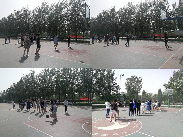 【完满班级】树荫下篮球场中艺气朝阳——艺术传媒学院服装1701、产品1701班举办完满班级活动