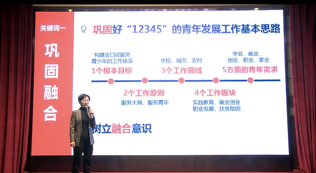 我校团干在线学习“2020年全团青年发展重点工作解读”