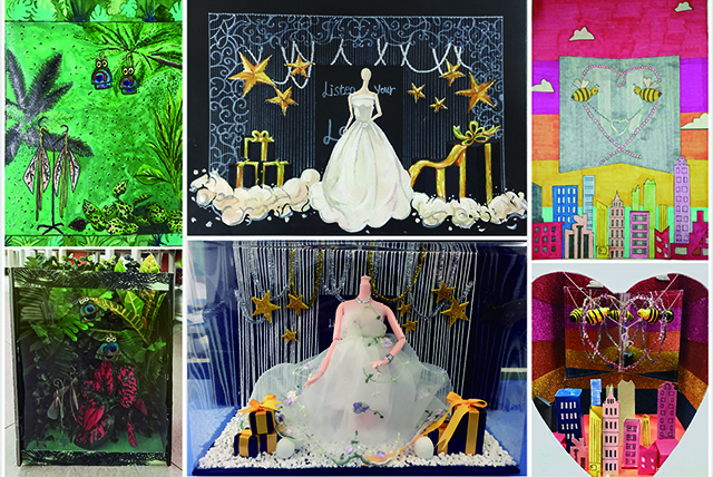 【完满班级】象牙塔里的风景——艺术传媒学院2014级视觉专业橱窗设计“专业+”主题完满活动