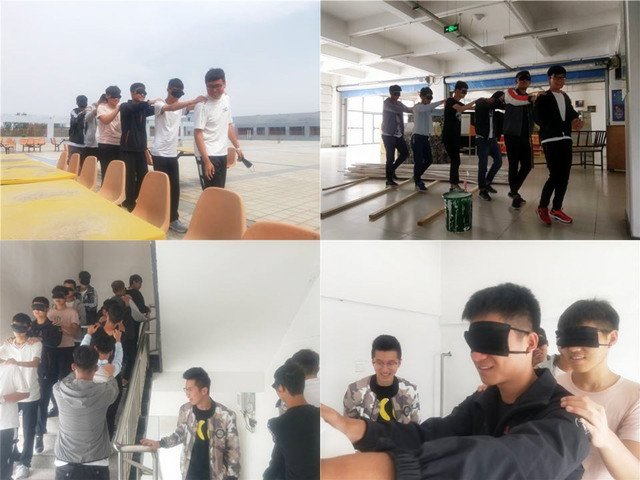 【完满班级】不用眼观天地间 心中自有明灯亮——智能工程学院机制1701班举办完满班级活动