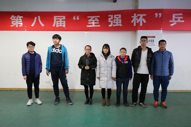 三尺球台搅风云 八方豪雄写春秋——第八届“至强杯”乒乓球联赛