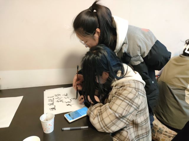 【完满团支部】“文纹凝心”浓浓书法意气——大数据学院、信息工程学院软件工程2202班完满团支部活动