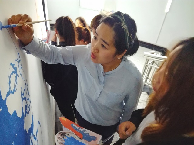 【1+1＞2】艺术传媒学院“艺术无边 青春无边”“青春无边手绘墙”第一期