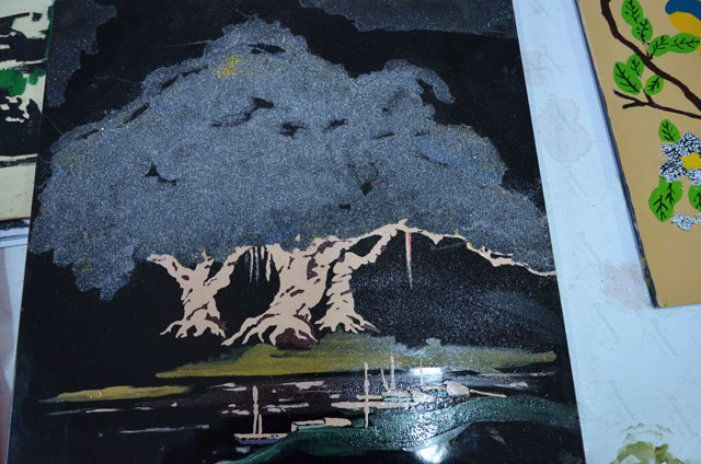 【完满班级】艺术传媒系产品1501班举办漆画设计制作活动