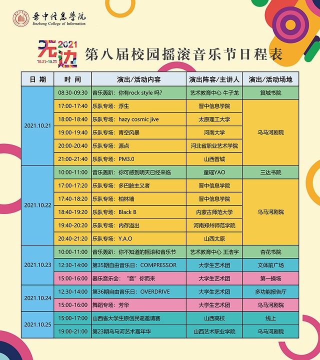 第八届“无边”校园摇滚音乐节震撼来袭