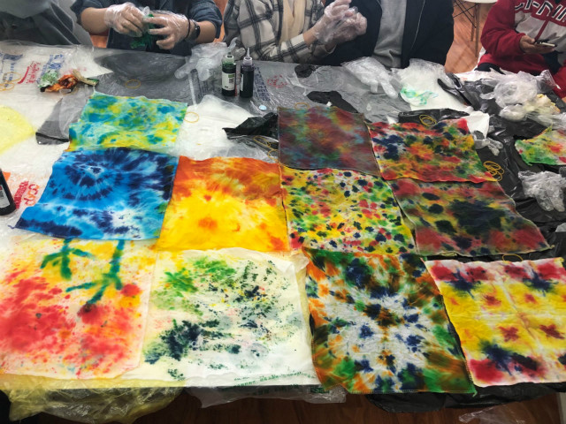 【完满班级】邂逅扎染 静待花开——物流1901班“地球日活动”