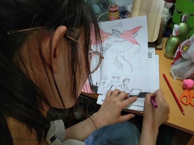 【青马工程】画笔忆征程 书法品人生