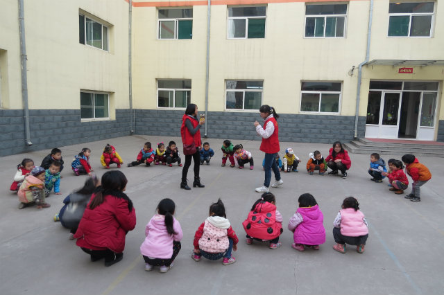市民课堂第70期:我院学生会公益服务部赴太谷县第二幼开展一小时课堂