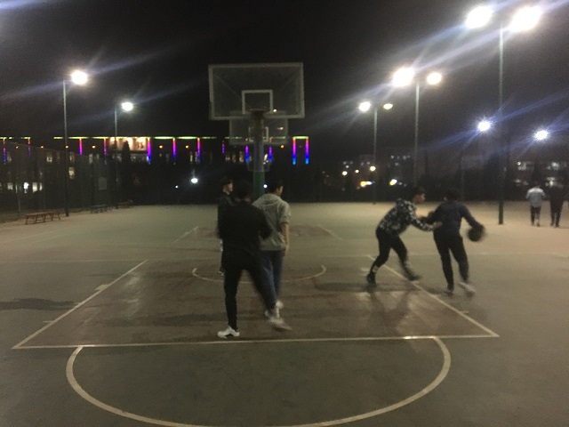 【完满班级】动感篮球 快乐我秀——网工1801班友谊篮球活动