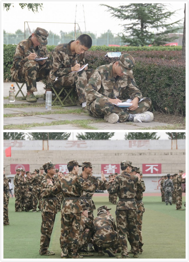 【军训特辑】新生开学“第一课”：斑斓迷彩 青春印记