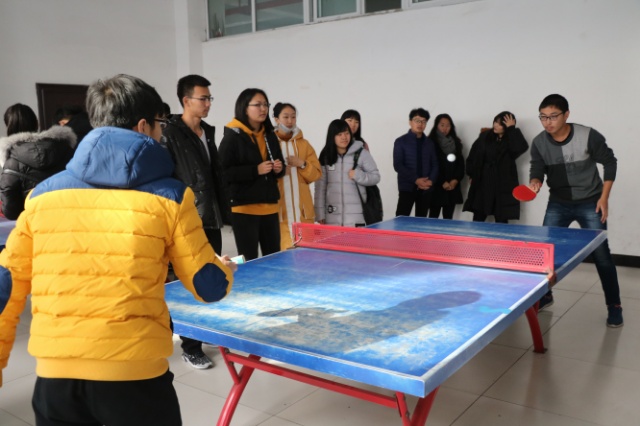 激情乒乓 火热冬日——外语系第三届“成才杯”乒乓球比赛