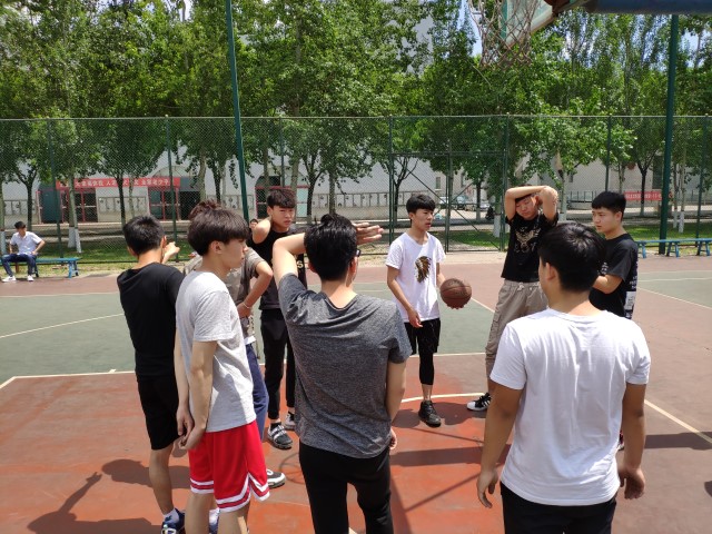 【完满班级】夏风徐徐 篮球联谊赛——物联1802班完满班级活动