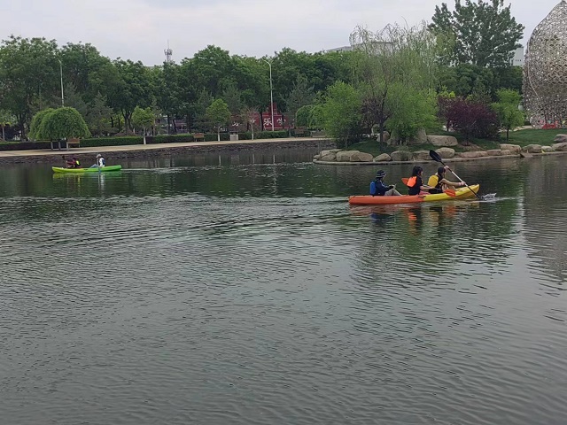 畅划夏日 艇向未来——远景学院外联部举办皮划艇俱乐部系列活动