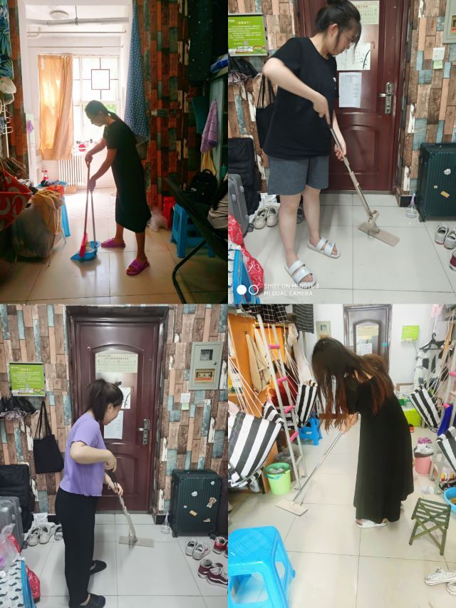 【完满班级】传播健康理念 展现青春活力——艺术传媒学院环设1903班举办打扫宿舍比拼活动