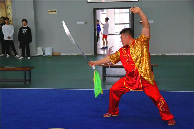 晋中信息学院武术队举行队内选拔赛 全力以赴备战省武术锦标赛