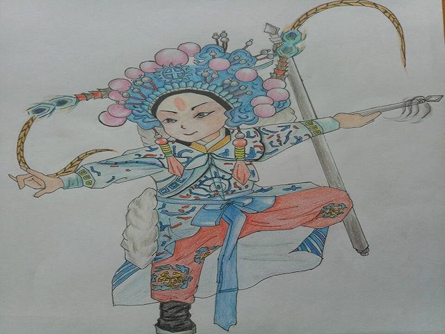 【完满班级】绘戏曲中人 感国粹百态——艺术传媒学院环设1703班艺术实践完满班级活动