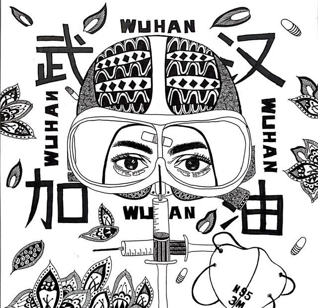 【完满班级】百感凝绘于一身 愿我中华抗自强——艺术传媒学院视觉1804班举行“指尖芬芳 助力抗疫”新冠肺炎疫情主题海报设计活动