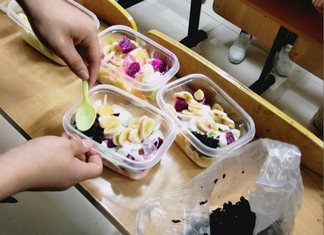 【社团快讯】唯有爱与美食不可辜负——南滋北味社、美食社、I love family饭团社“吃货联盟”活动成功举办