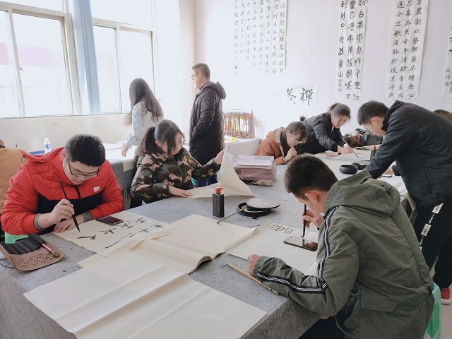 【社团快讯】书法交流弘扬中国传统文化——竹贤林书法社举办全国春联大赛山西片区高校联谊赛