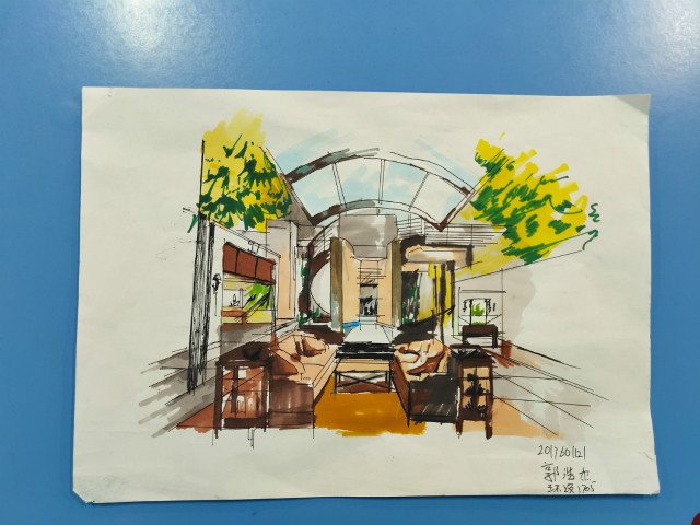 【完满班级】“巧用画笔 描绘青春”绘画创作比赛——艺术传媒学院环设1705班完满班级活动