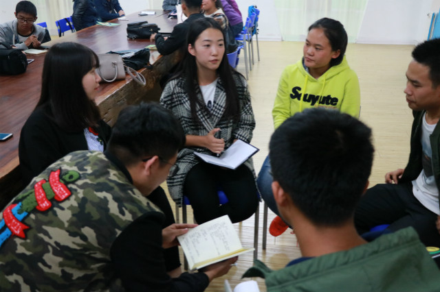 外语系与环科系的学生会经验交流分享会