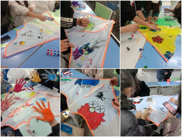 【完满班级】DIY风筝 放飞梦想——艺术传媒学院视觉2101班完满班级活动