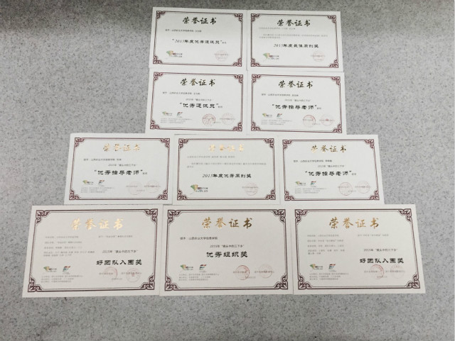 院团委相关师生赴北京参加全国农林类高校(学院)共青团工作联盟成立仪式暨2015年“镜头中的三下乡”表彰大会