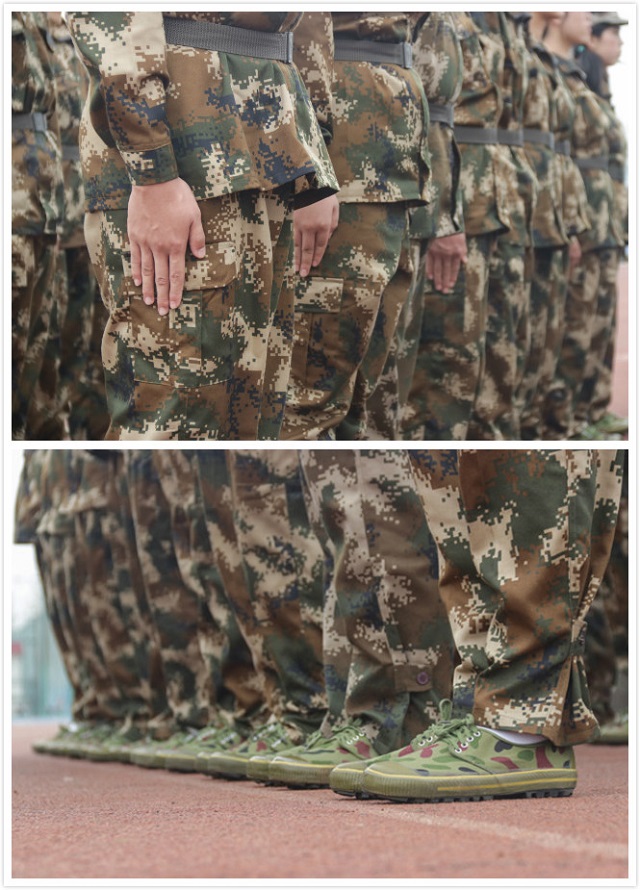 【军训特辑】新生开学“第一课”：斑斓迷彩 青春印记