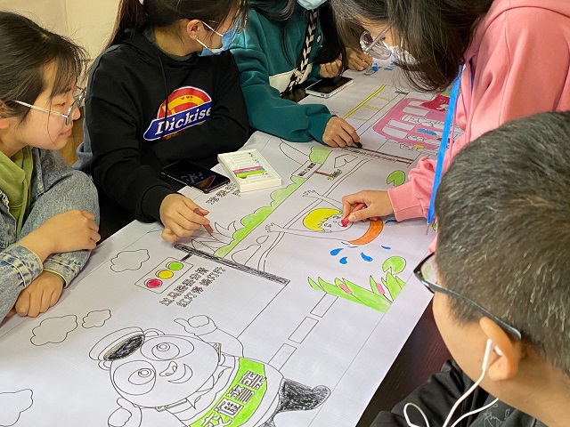 【完满班级】“环保画卷 你我共绘”——数字1802班完满班级活动