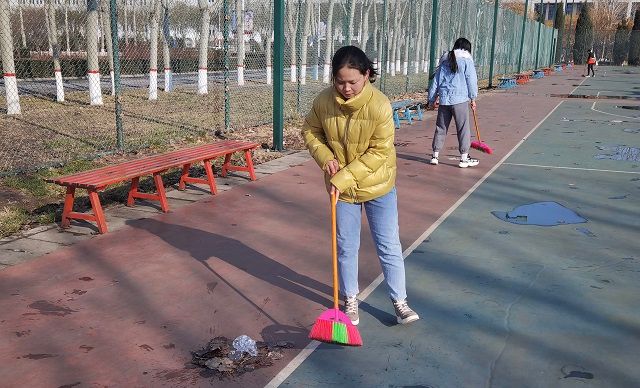 【完满班级】致力公益 卫护校园——食品与环境学院食安2003班完满班级活动