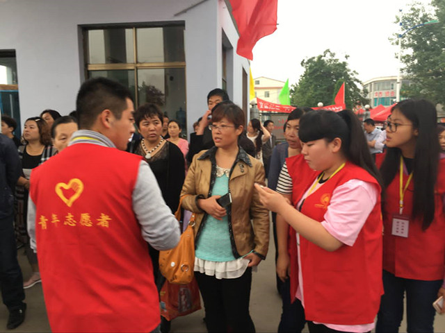 环科系携手太谷县古城志愿者联合会助力高考