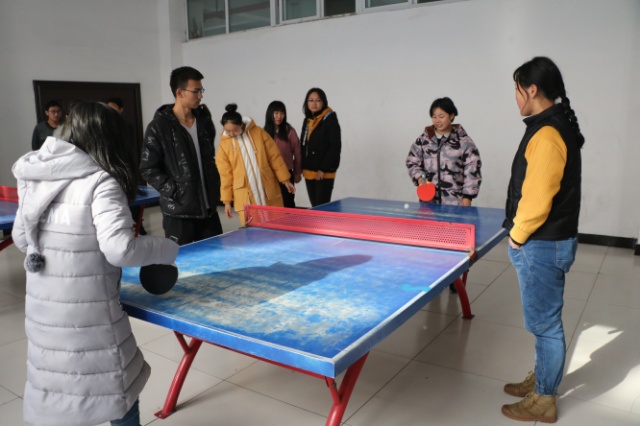 激情乒乓 火热冬日——外语系第三届“成才杯”乒乓球比赛