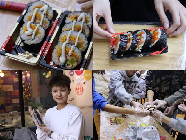 【完满团支部】寿司DIY 快乐ING——淬炼·国际商学院人资2101班完满团支部活动