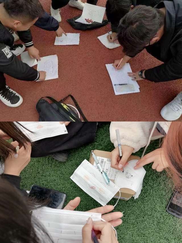 【完满团支部】“防疫在行动”创意口罩设计活动——大数据学院、信息工程学院数据2204班完满团支部活动