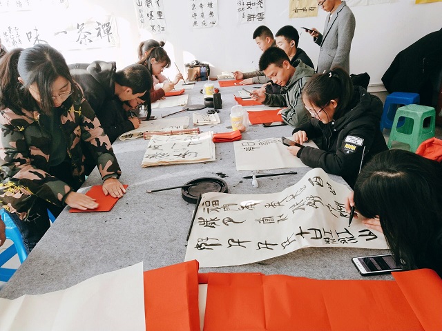 【社团快讯】书法交流弘扬中国传统文化——竹贤林书法社举办全国春联大赛山西片区高校联谊赛