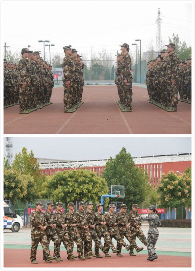 【军训特辑】新生开学“第一课”：斑斓迷彩 青春印记
