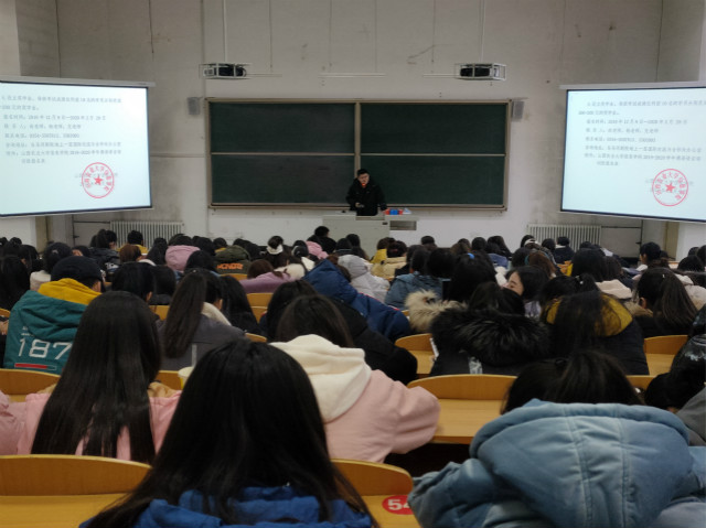 【辅导员说完满】 备战期末 诚信应考——外语系2019级主题年级会