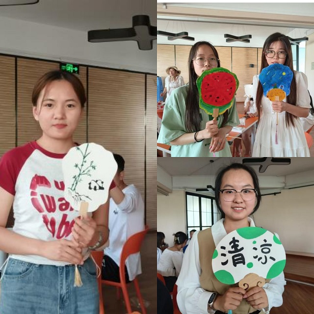 【完满团支部】巧手绘团图扇 书香浸入心灵——经济与管理学院行管2201班完满团支部活动