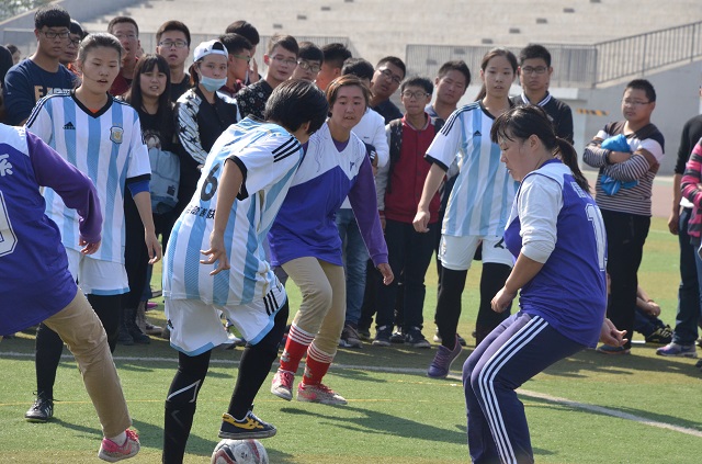 第四届“至强杯”五人制女子足球联赛之大工管