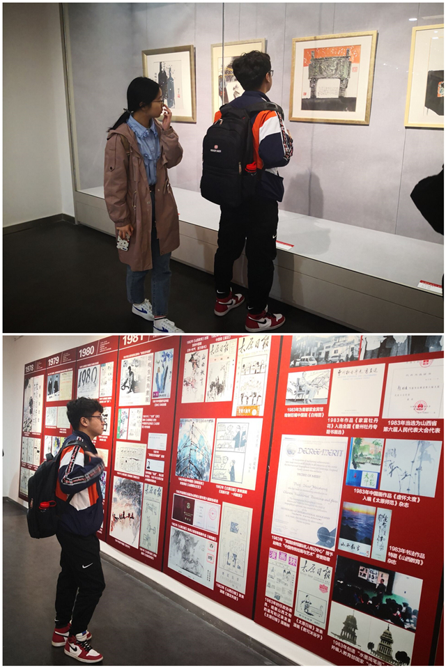 【1+1>2】淬炼&青藤校媒团队参观艺术作品展 追寻历史光影