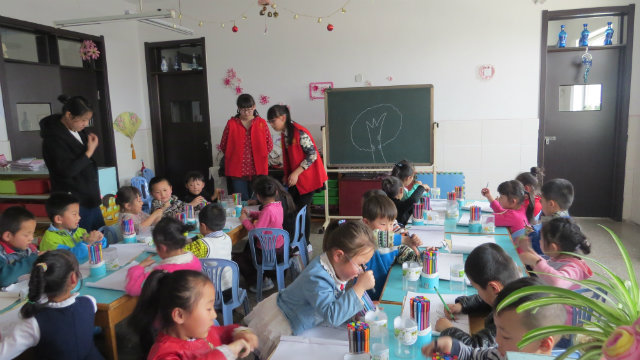 市民课堂第83期：我院青年志愿者联合会赴太谷县二幼开展一小时课堂
